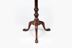 18th Century Georgian Occasional Table with Pie Crust Dish Top