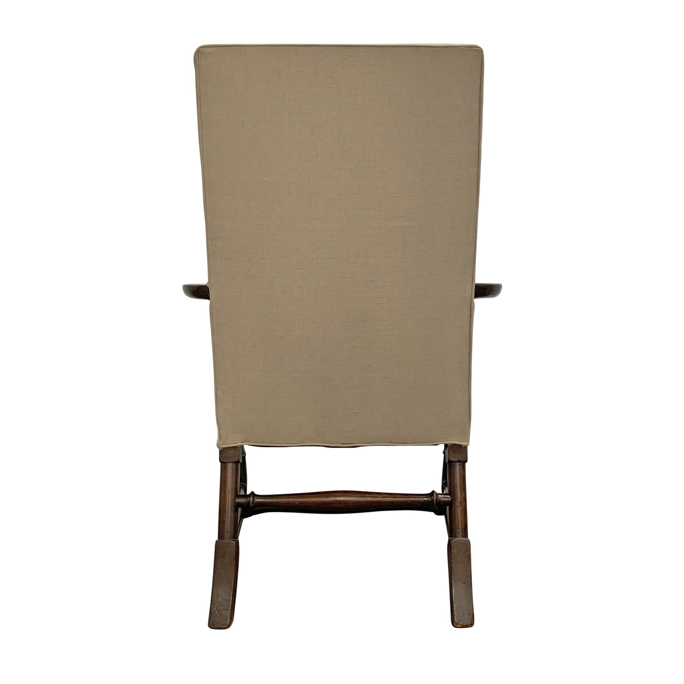 18th Century Georgian Queen Anne Chair For Sale 6