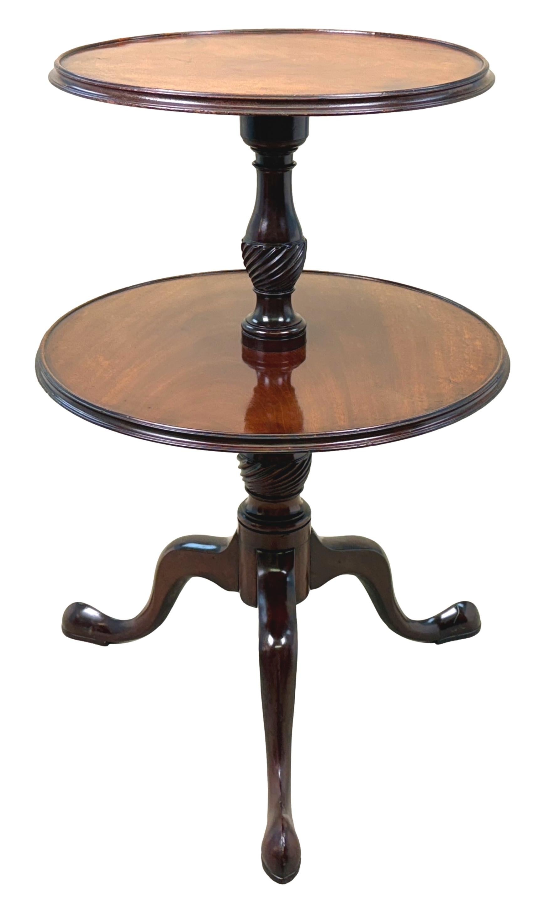 18th Century Georgian Two Tier Dumbwaiter For Sale 5