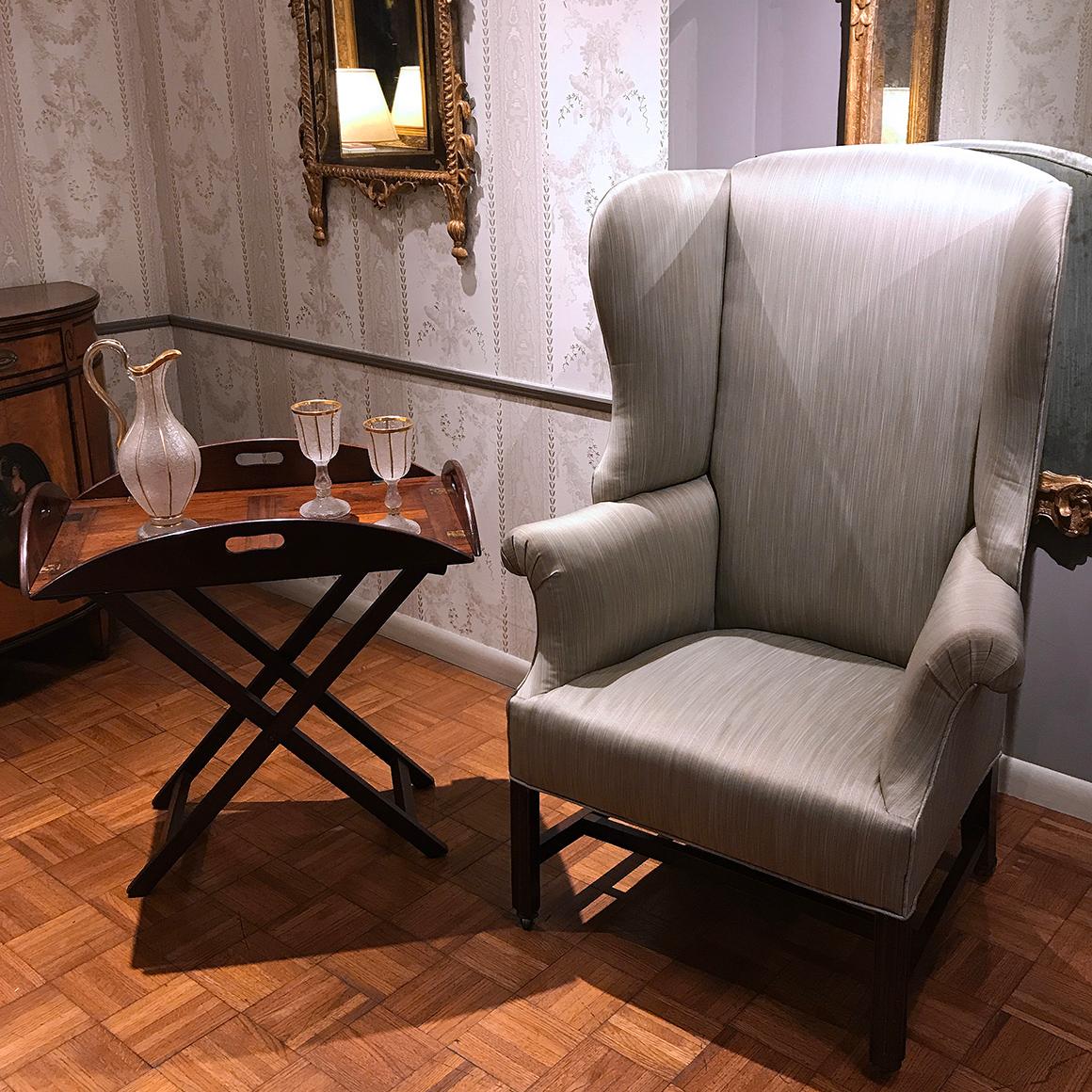 georgian wingback chair