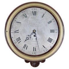 Antique 18th century Georgian wall clock by Robert Salmon