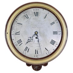Reloj de pared georgiano del siglo XVIII de Robert Salmon