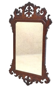 18th Century Georgian Walnut Wall Mirror