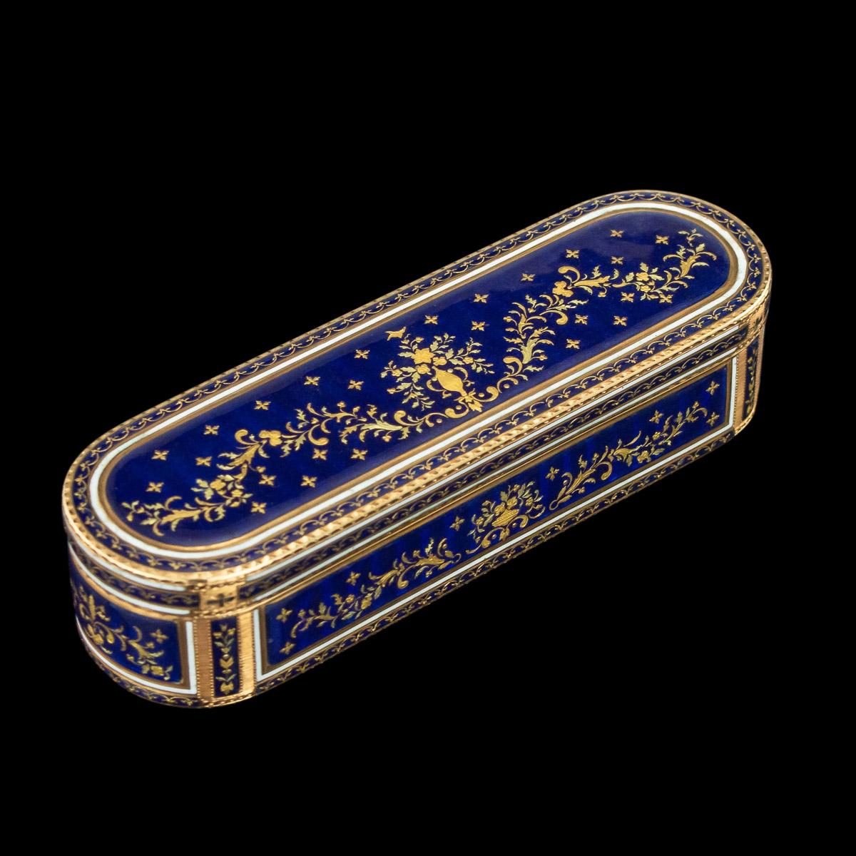 18th Century German 18k Gold & Enamel Snuff Box, Hanau, c.1780 2