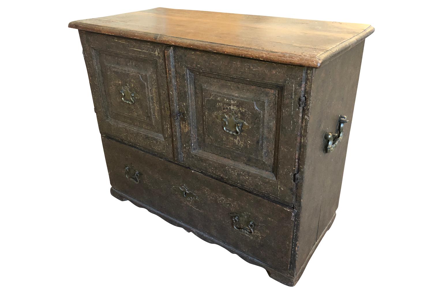 Allemand Meuble de rangement baroque allemand du XVIIIe siècle en vente