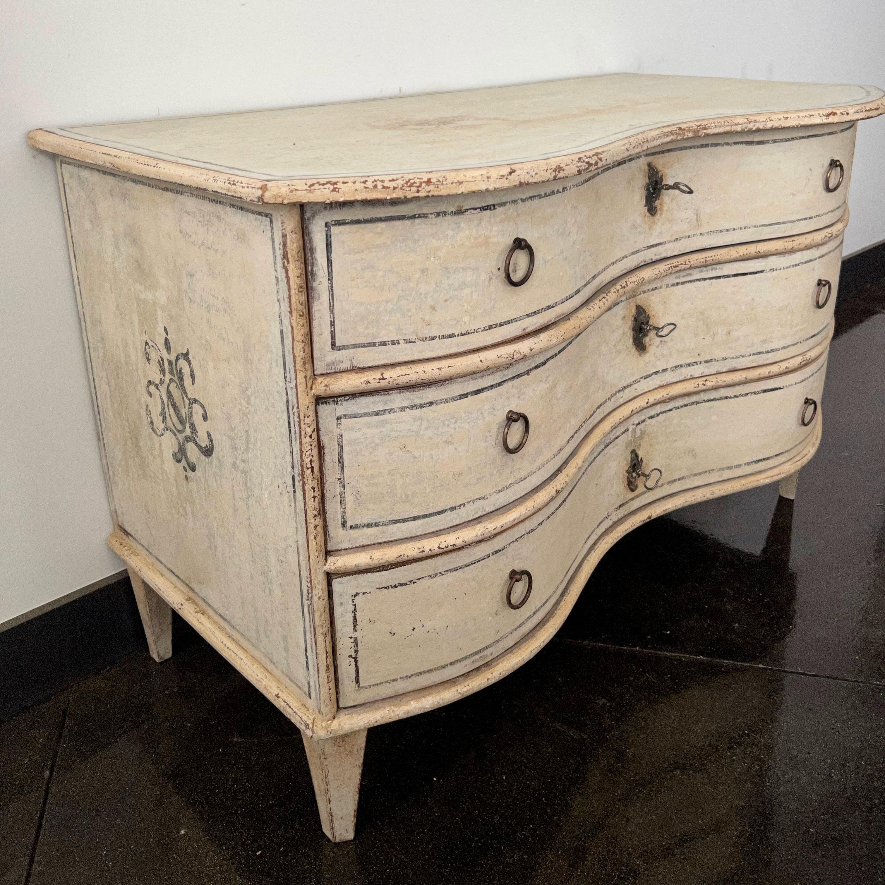 18th Century German Baroque Chest of Drawers In Good Condition For Sale In Charleston, SC