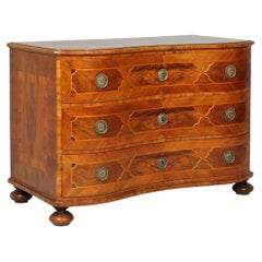 18th Century German Baroque or Louis XV Chest of Drawers, Walnut, circa 1770