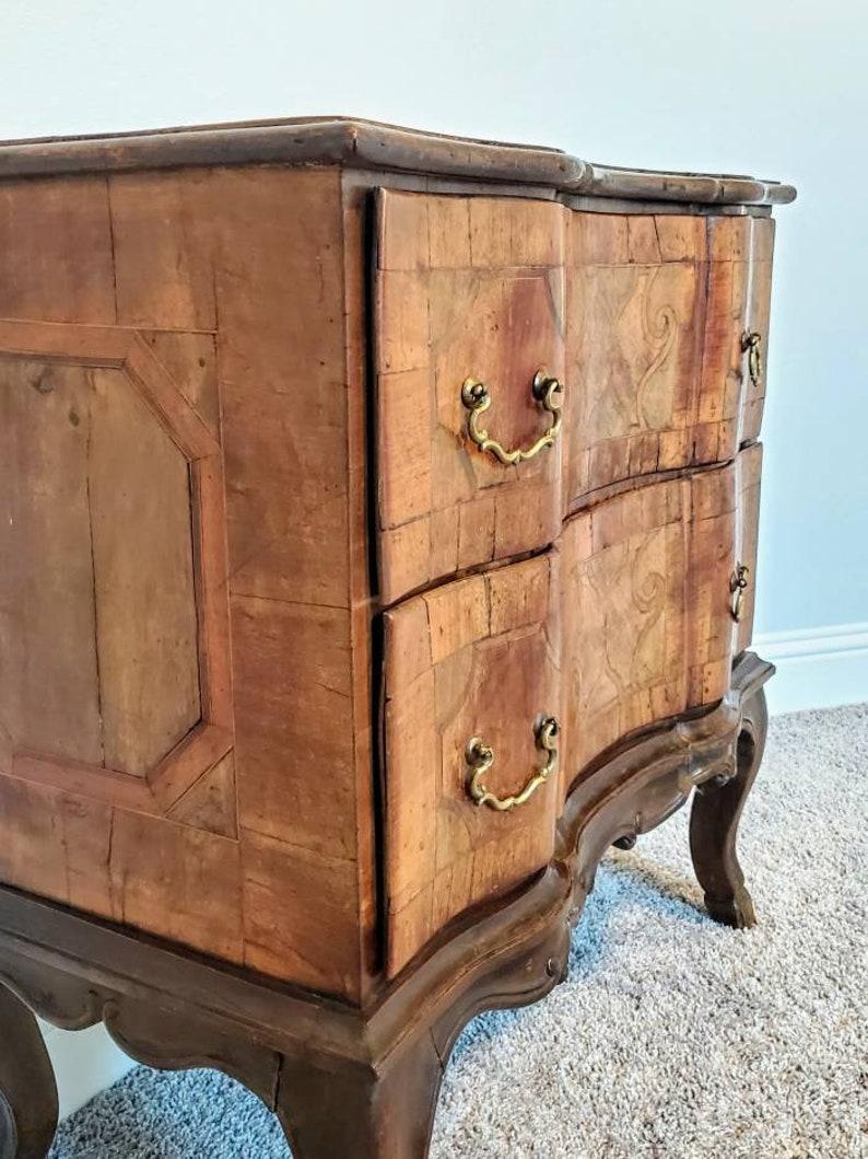 18th Century and Earlier 18th Century German Baroque Sauteuse Commode For Sale
