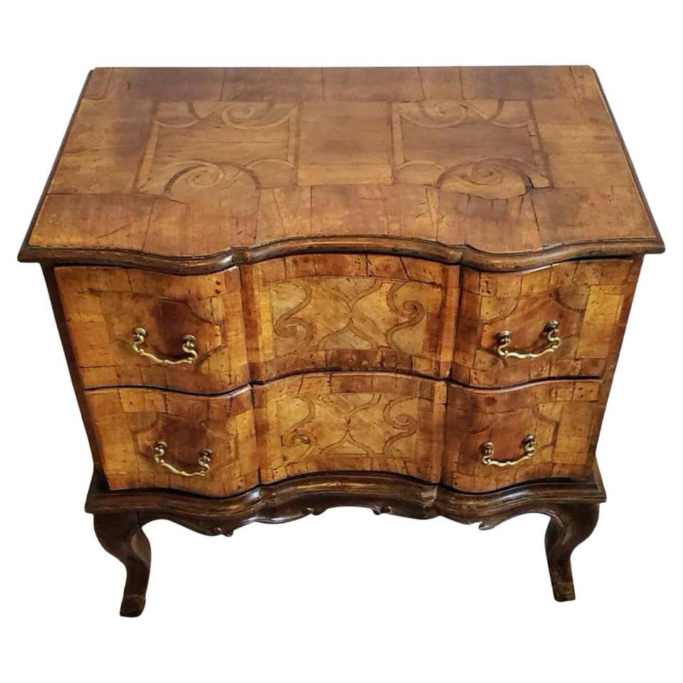 Late 18th Century Painted Oak Scandinavian Baroque Revival Commode at ...