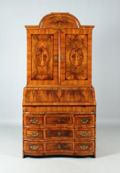 18th Century German Baroque Secretaire, Walnut, Circa 1750