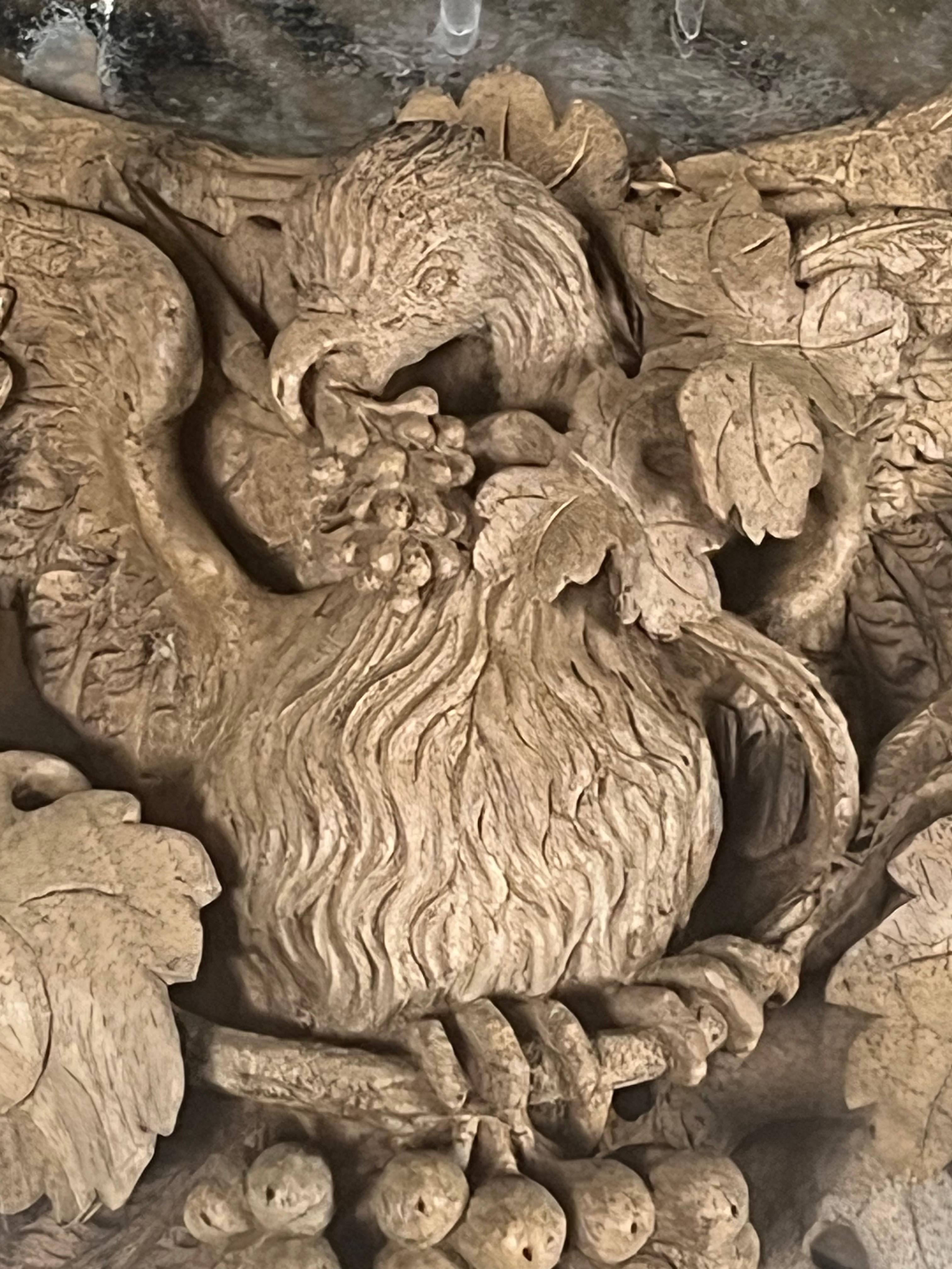 Miroir sculpté allemand du 18e siècle en vente 2