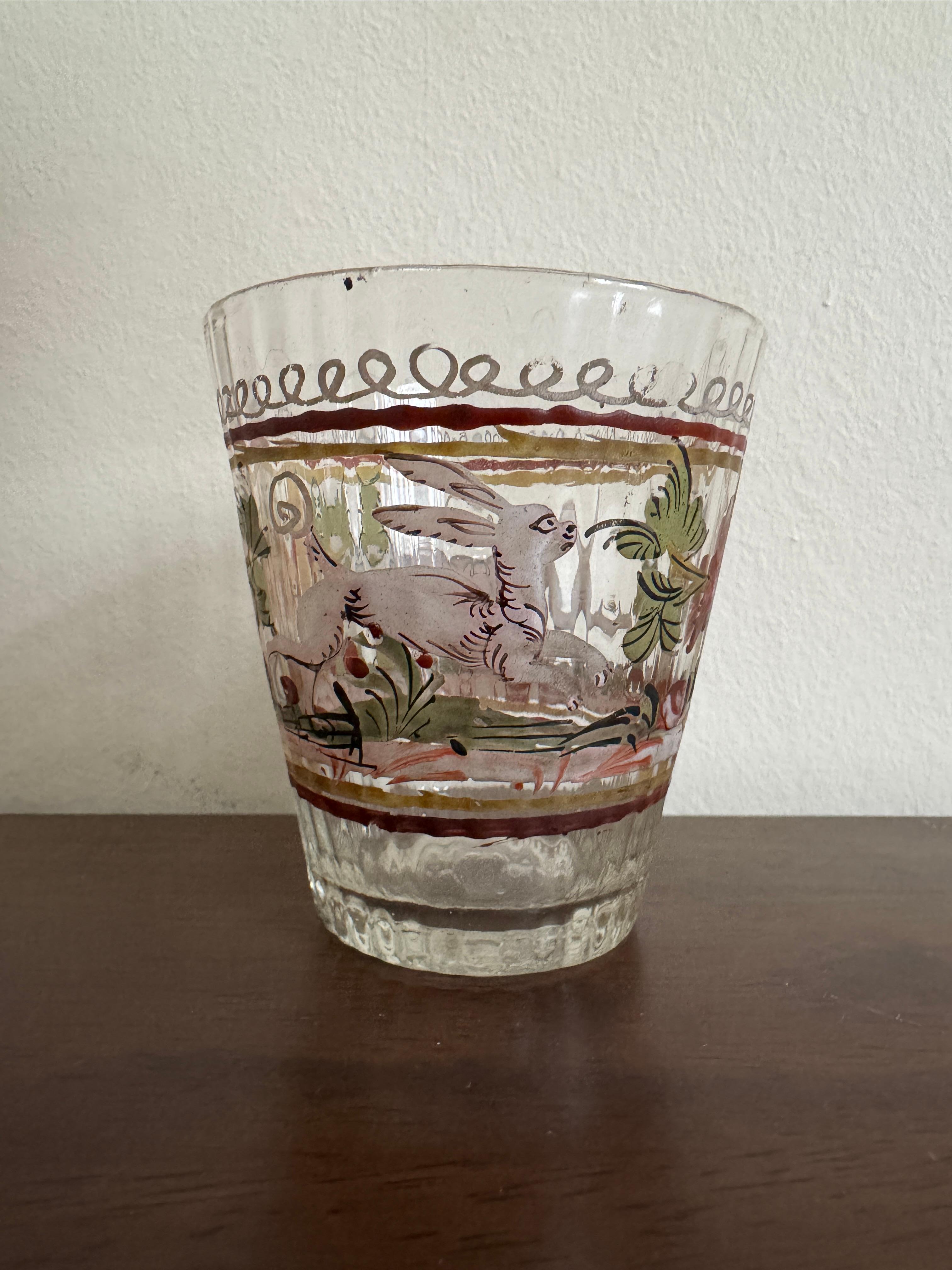 Deutscher Klarglasbecher aus dem 18. im Zustand „Gut“ im Angebot in Basildon, GB