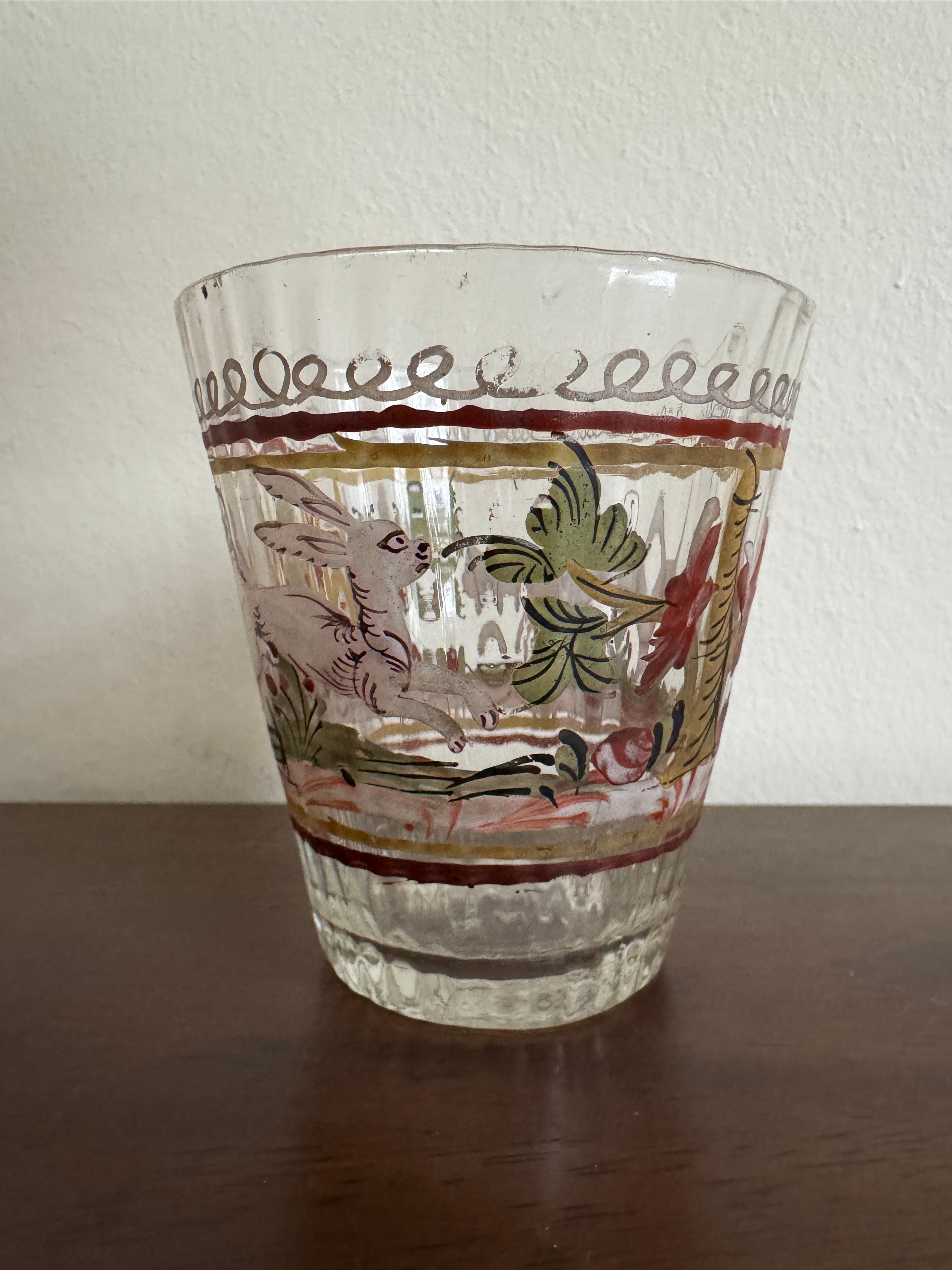 Deutscher Klarglasbecher aus dem 18. (18. Jahrhundert und früher) im Angebot
