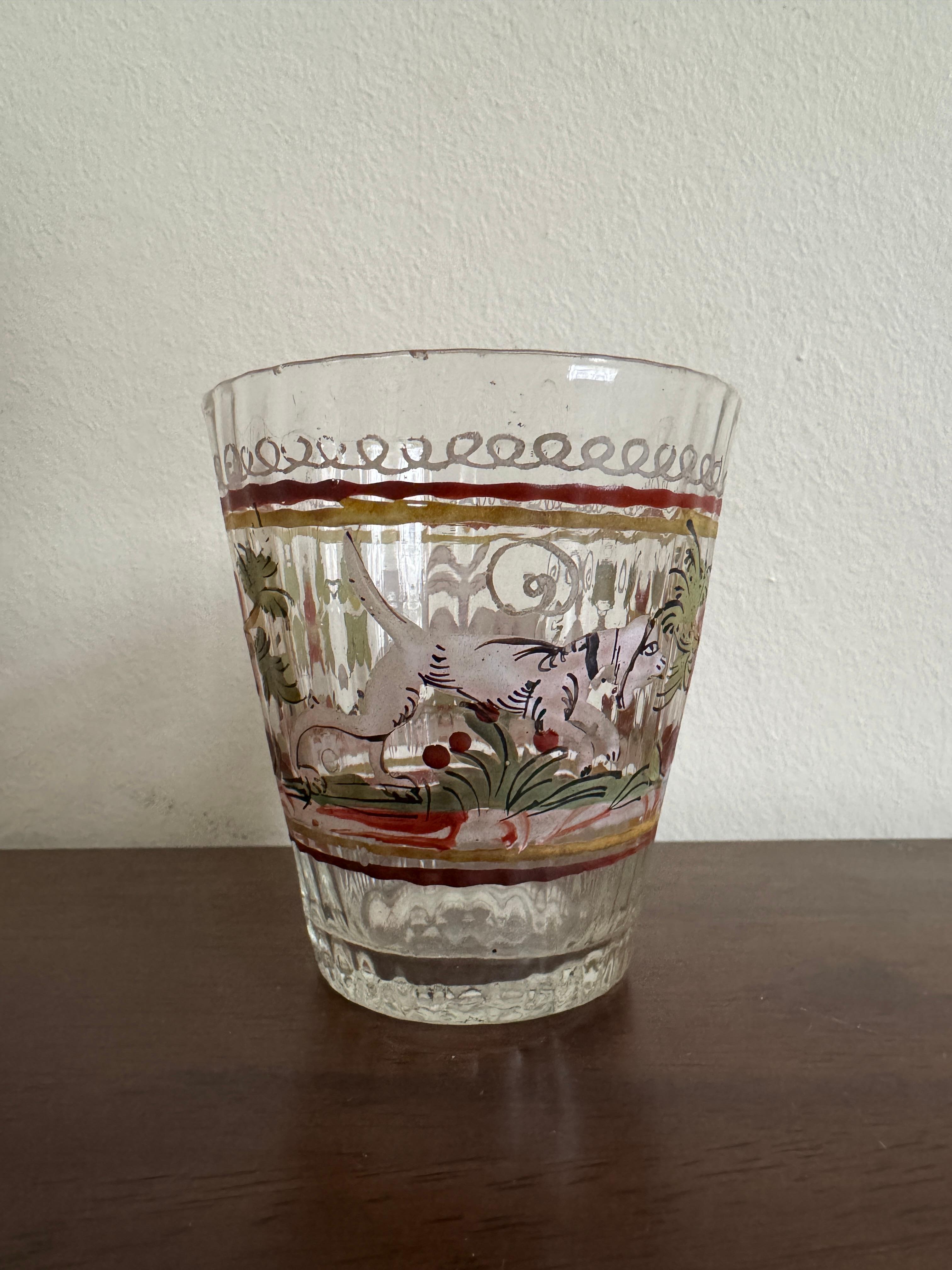 Deutscher Klarglasbecher aus dem 18. im Angebot 3