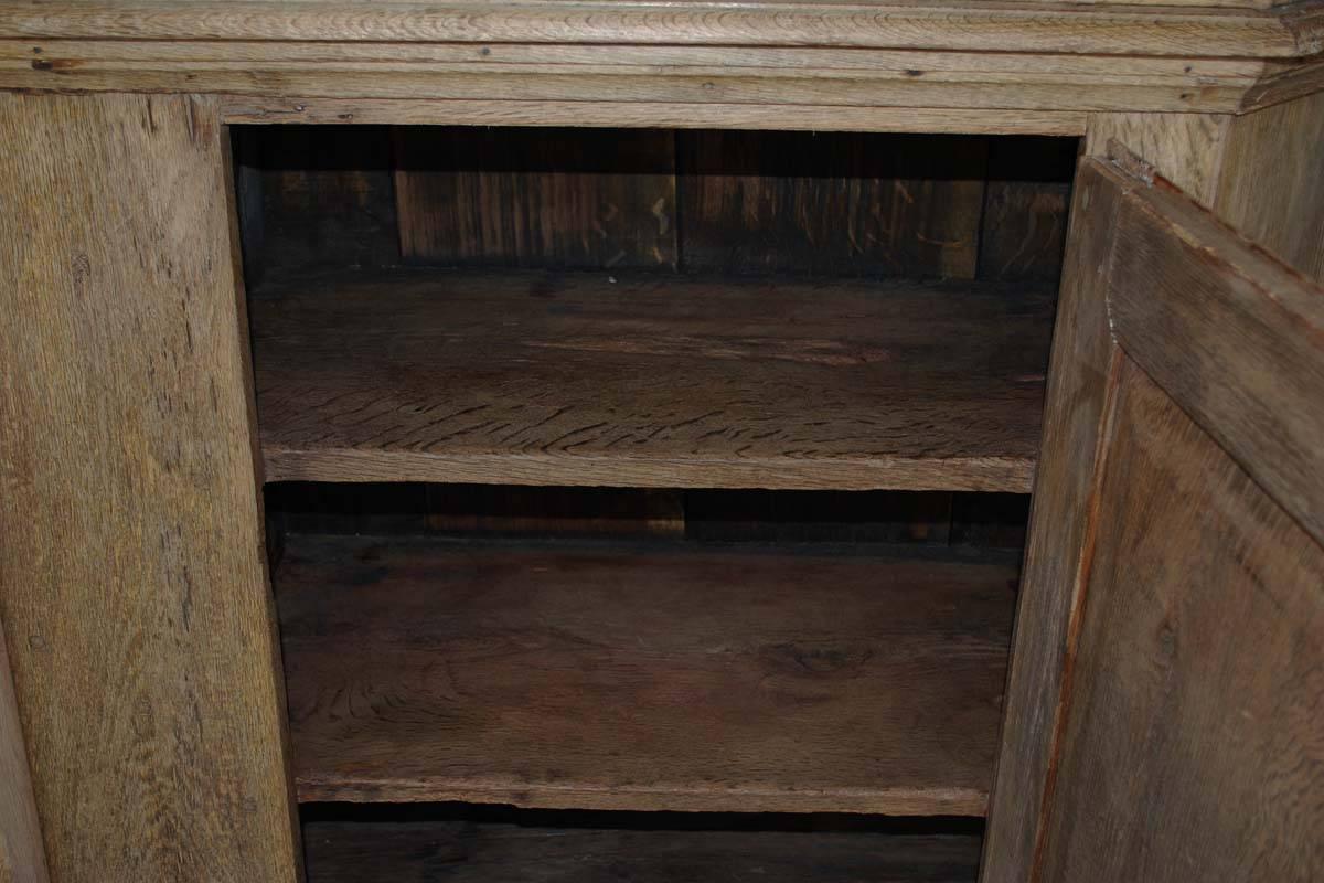 Oak 18th Century German Farmhouse Display Cabinet