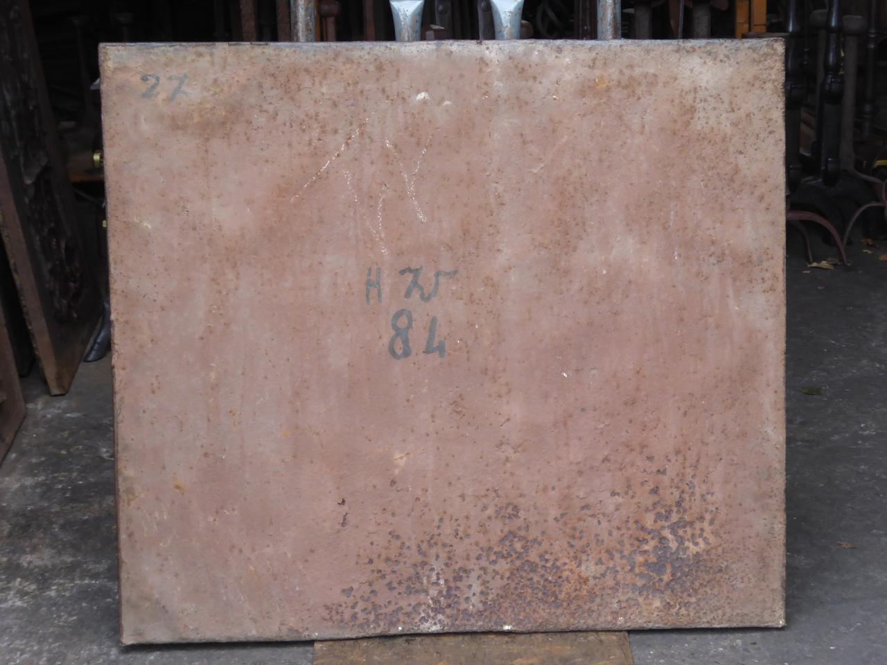 Respaldo de chimenea alemán Luis XV 