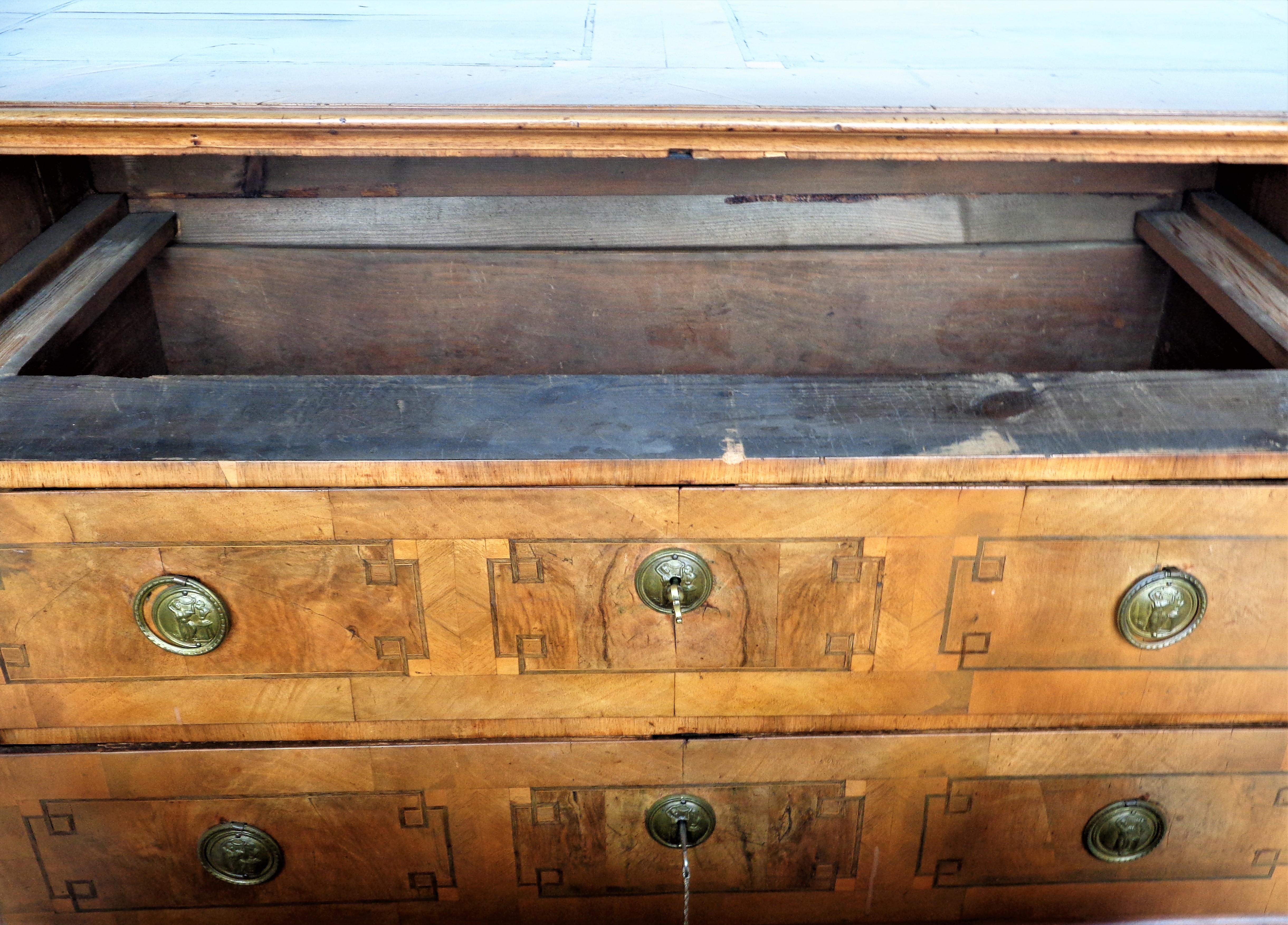 18th Century German Neoclassical Inlaid Chest of Drawers 5