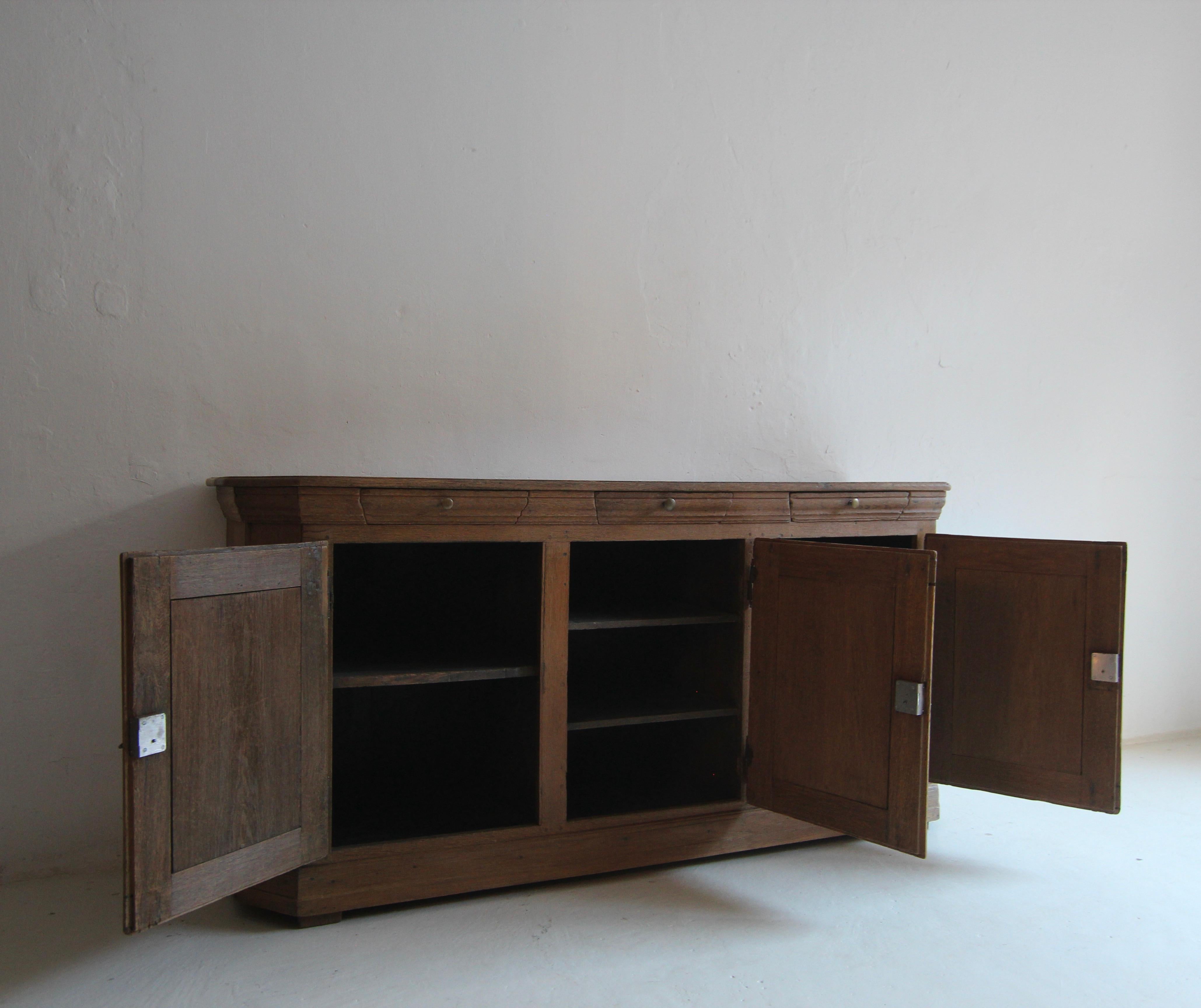 18th Century German Oak Buffet Sideboard 14