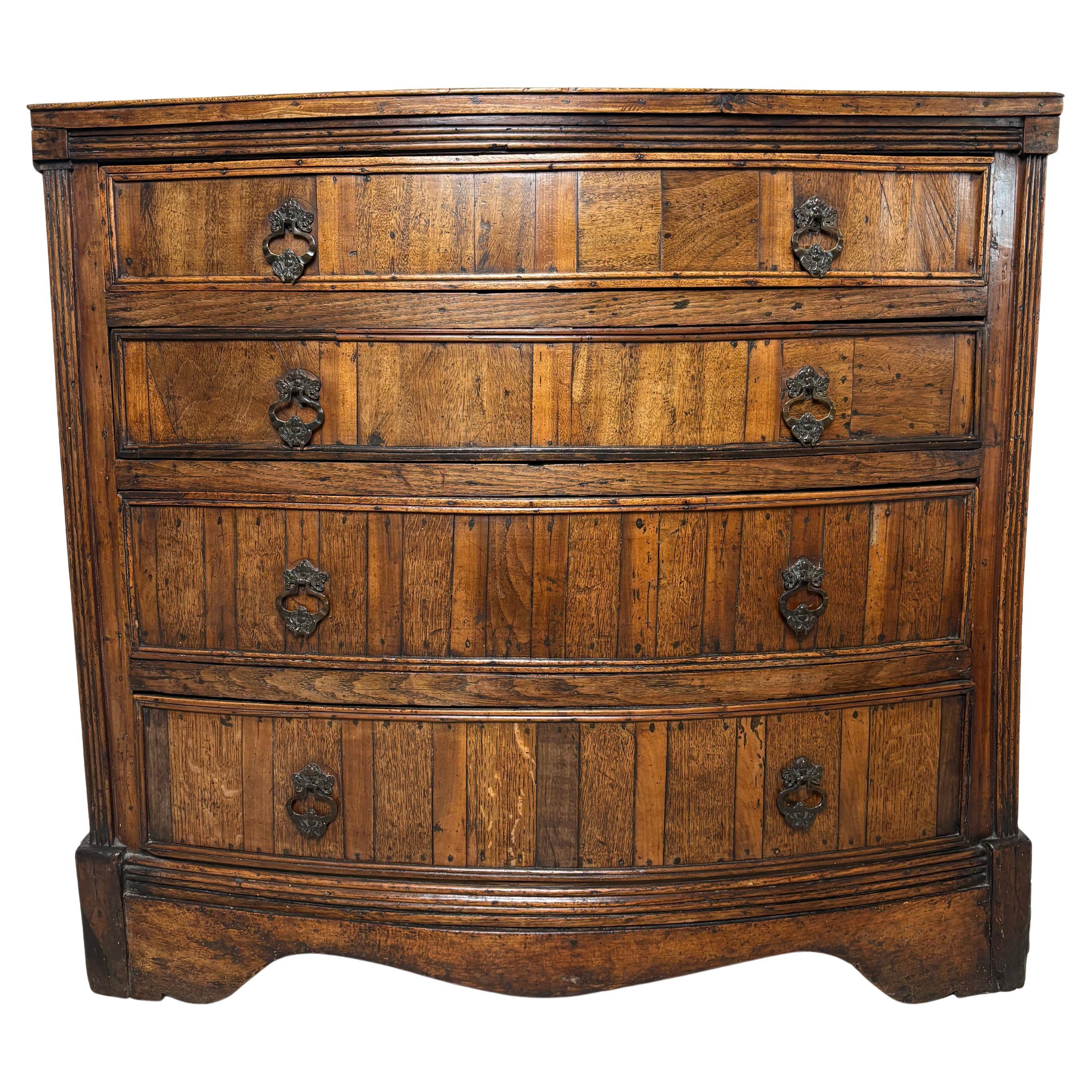 18th Century German Oak Commode For Sale