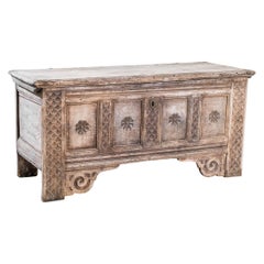 18th Century German Oak Trunk