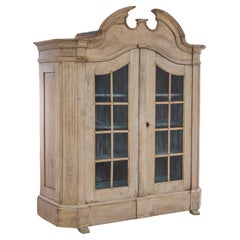 18th Century German Oak Vitrine