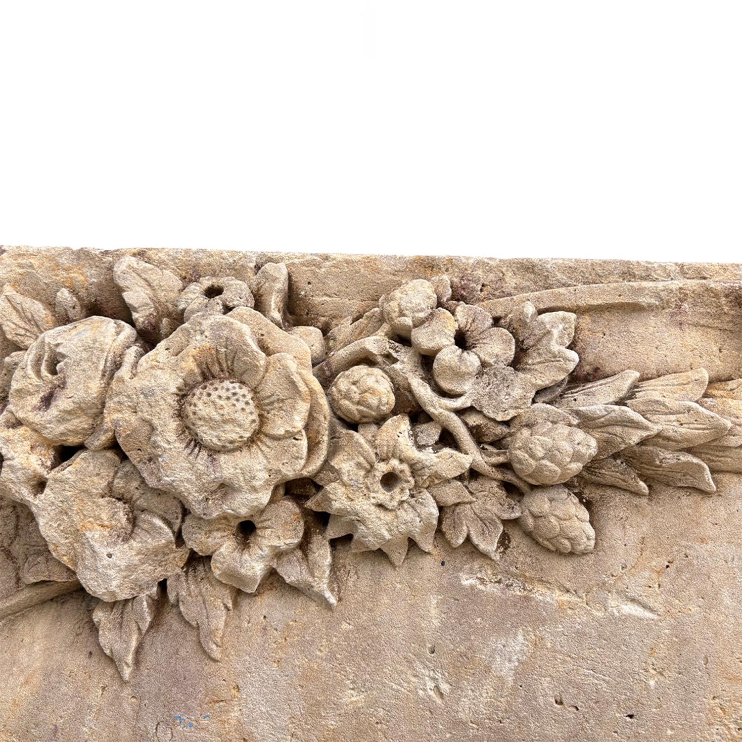 18th Century German Pair of Similar Antique Baroque Sandstone Wall Reliefs For Sale 2