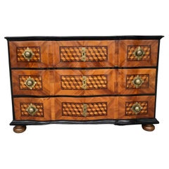 18th Century German Parquetry Commode