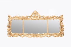 18th Century Gilt Overmantel Mirror