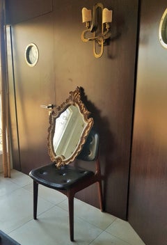 18th Century Giltwood Baroque Wall Mirror Louis XV, France