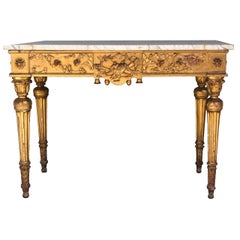 18th Century Giltwood Console Louis XVI Period
