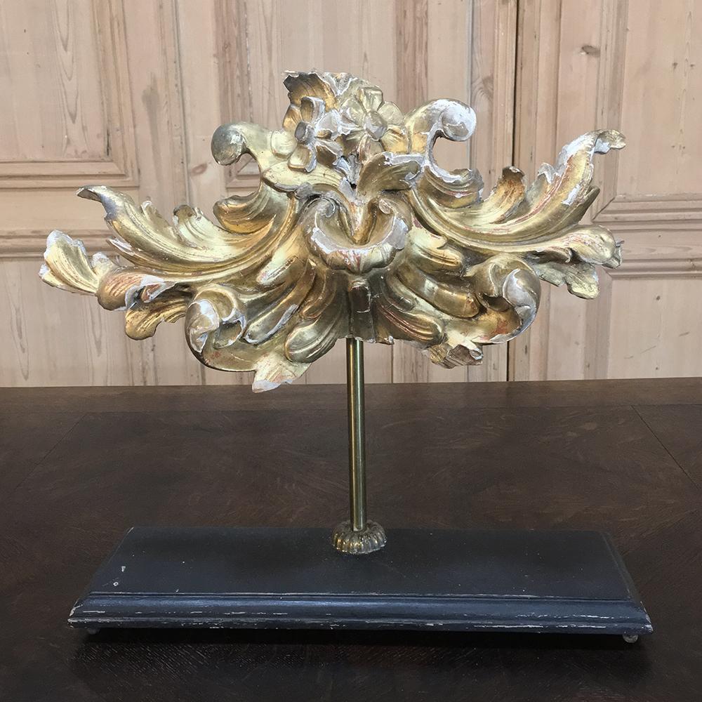 18th Century Giltwood French Architectural Remnant Decoration 6