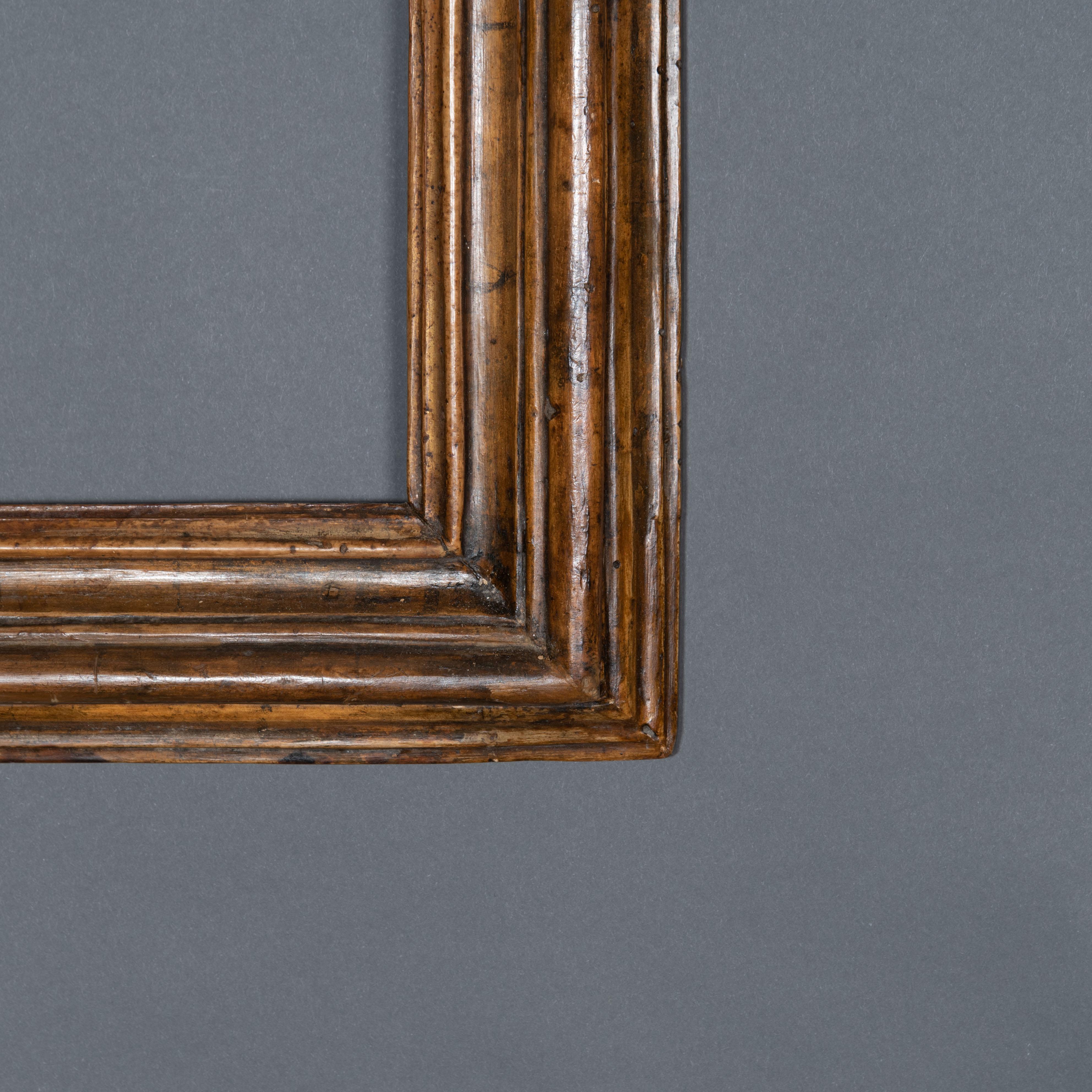 Wood Period Giltwood Italian Salvator Rosa Frame For Sale