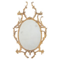 18th Century Giltwood Mirror in the Manner of Chippendale