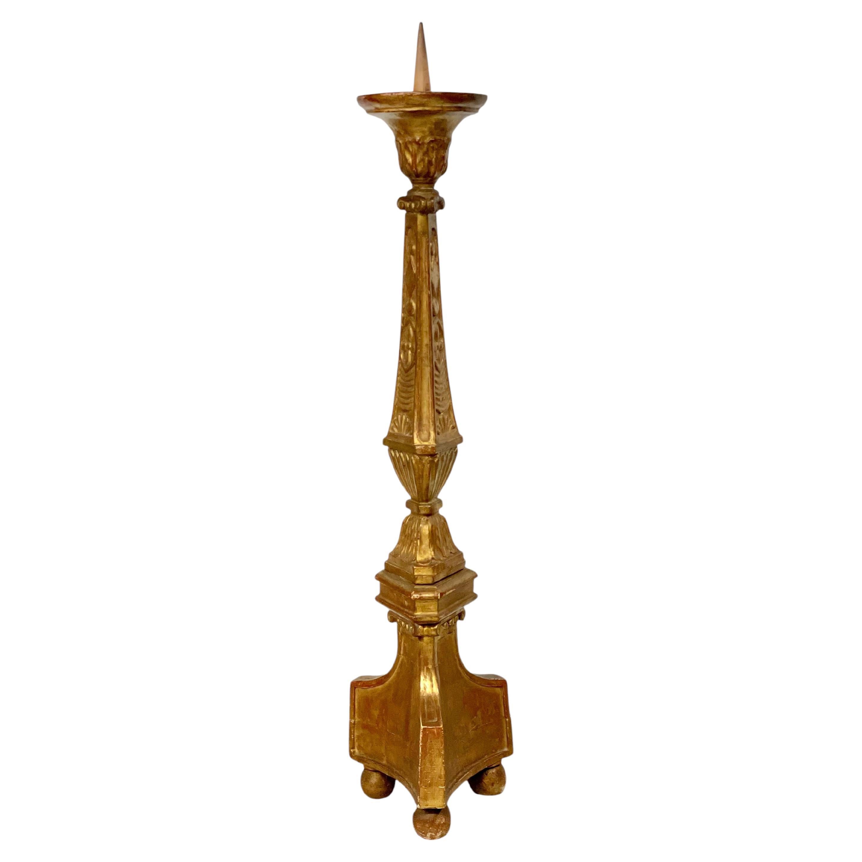 Chandelier de grillon en bois doré du XVIIIe siècle