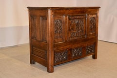 18th Century Gothic Small Court Cupboard