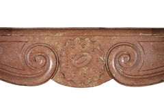 18th Century Grand French Original Antique Fireplace Surround