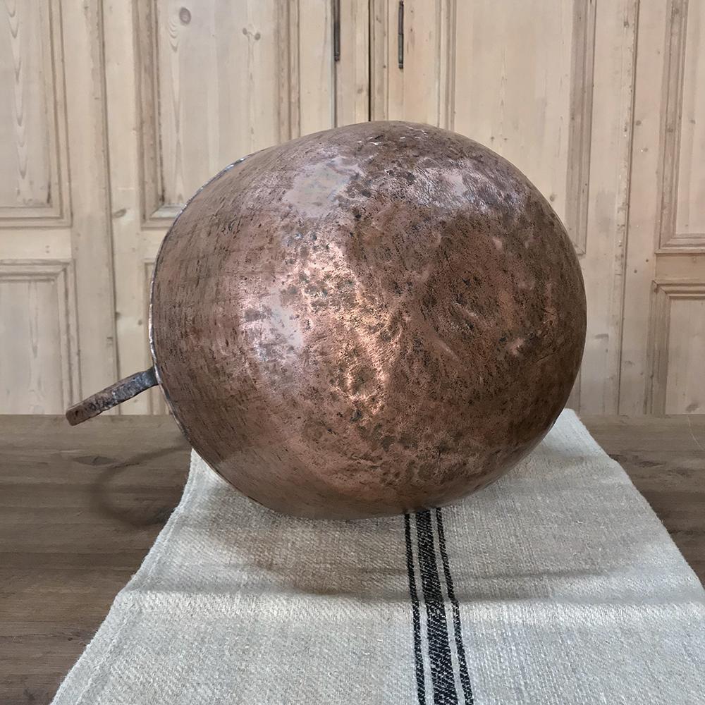 Late 18th Century 18th Century Grand Hand-Hammered French Copper Urn