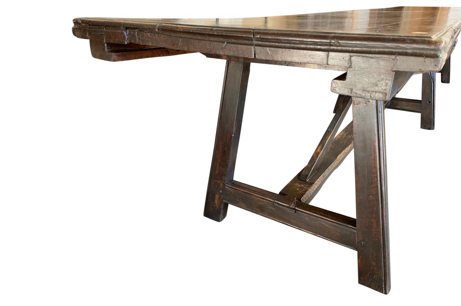 18th Century, Grand Scale Italian Farm Table 8