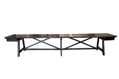 18th Century, Grand Scale Italian Farm Table