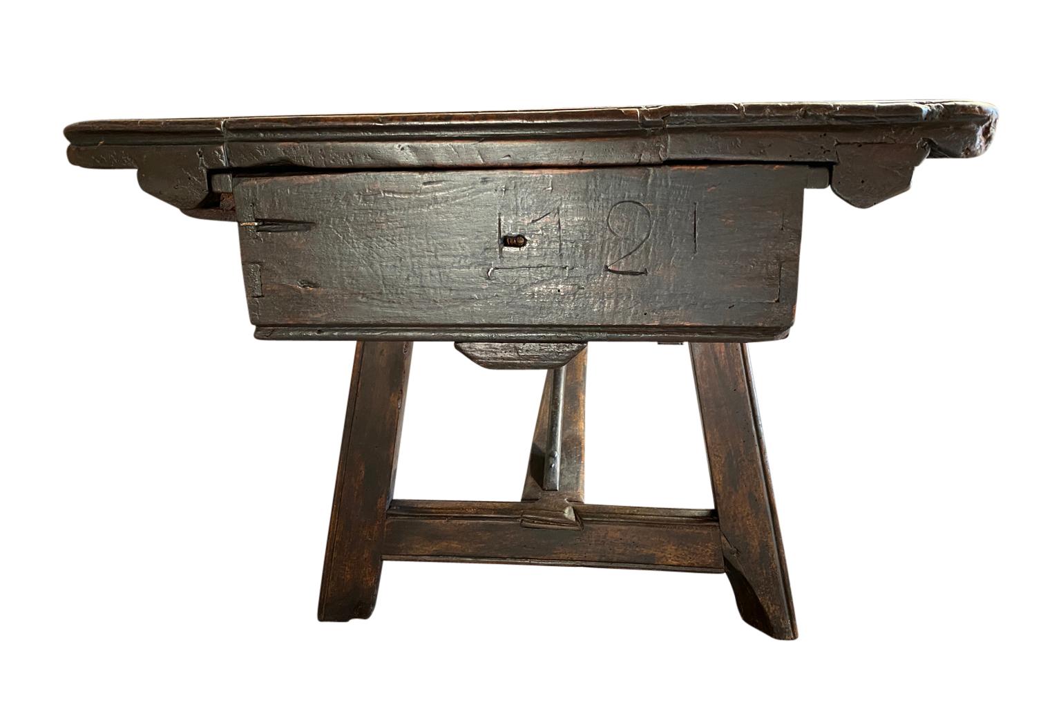 18th Century, Grand Scale Italian Farm Table 3