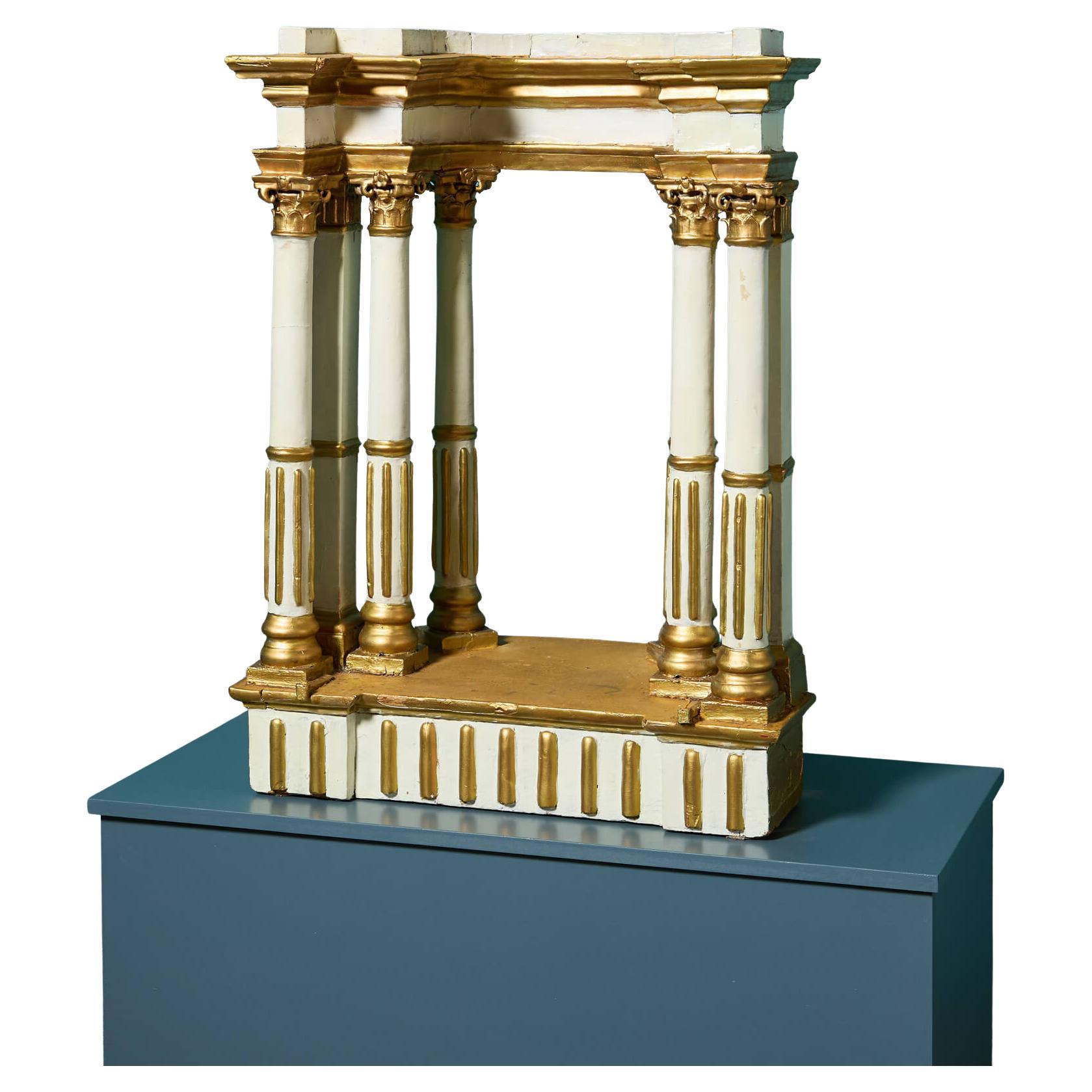 18th Century Grand Tour Corinthian Column Model or Decorative Niche
