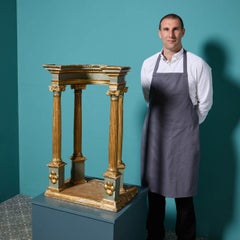 18th Century Grand Tour Curved Ionic Column Model or Decorative Niche