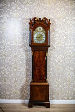 Horloge à long plateau d'époque George III - 18e siècle