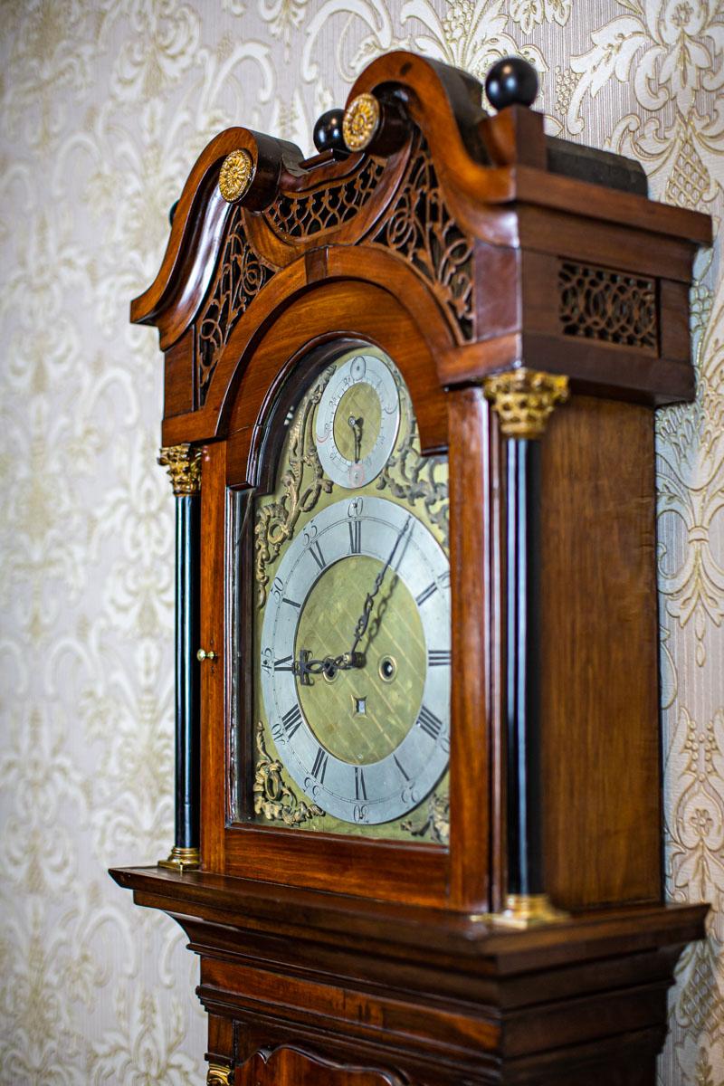 Grandfather-Uhr Liverpool Made Case aus der George-III-Zeit aus dem 18. Jahrhundert im Angebot 1