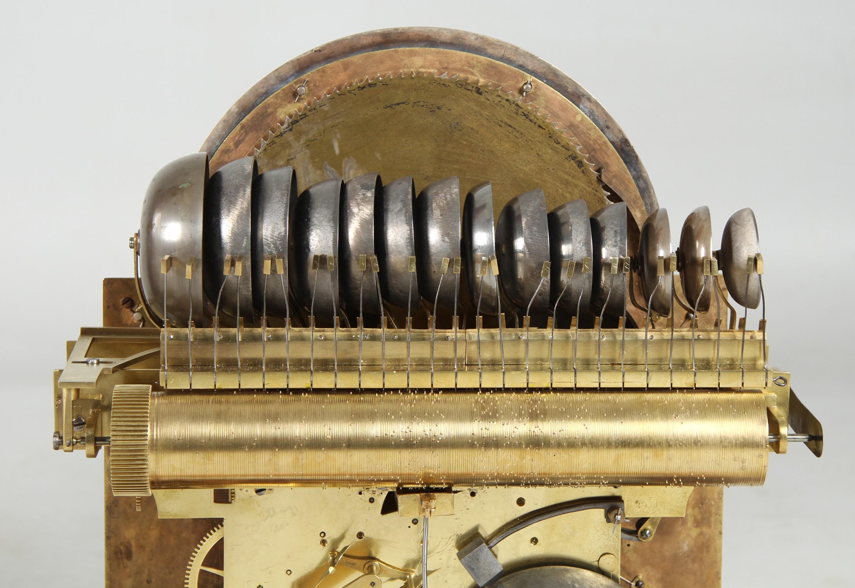 18th Century Grandfather Clock with Moonphases, Calendar and Musical Movement 5