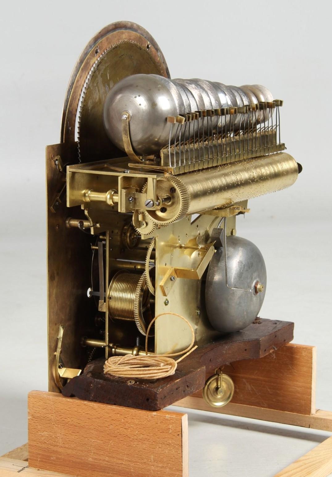 18th Century Grandfather Clock with Moonphases, Calendar and Musical Movement 7