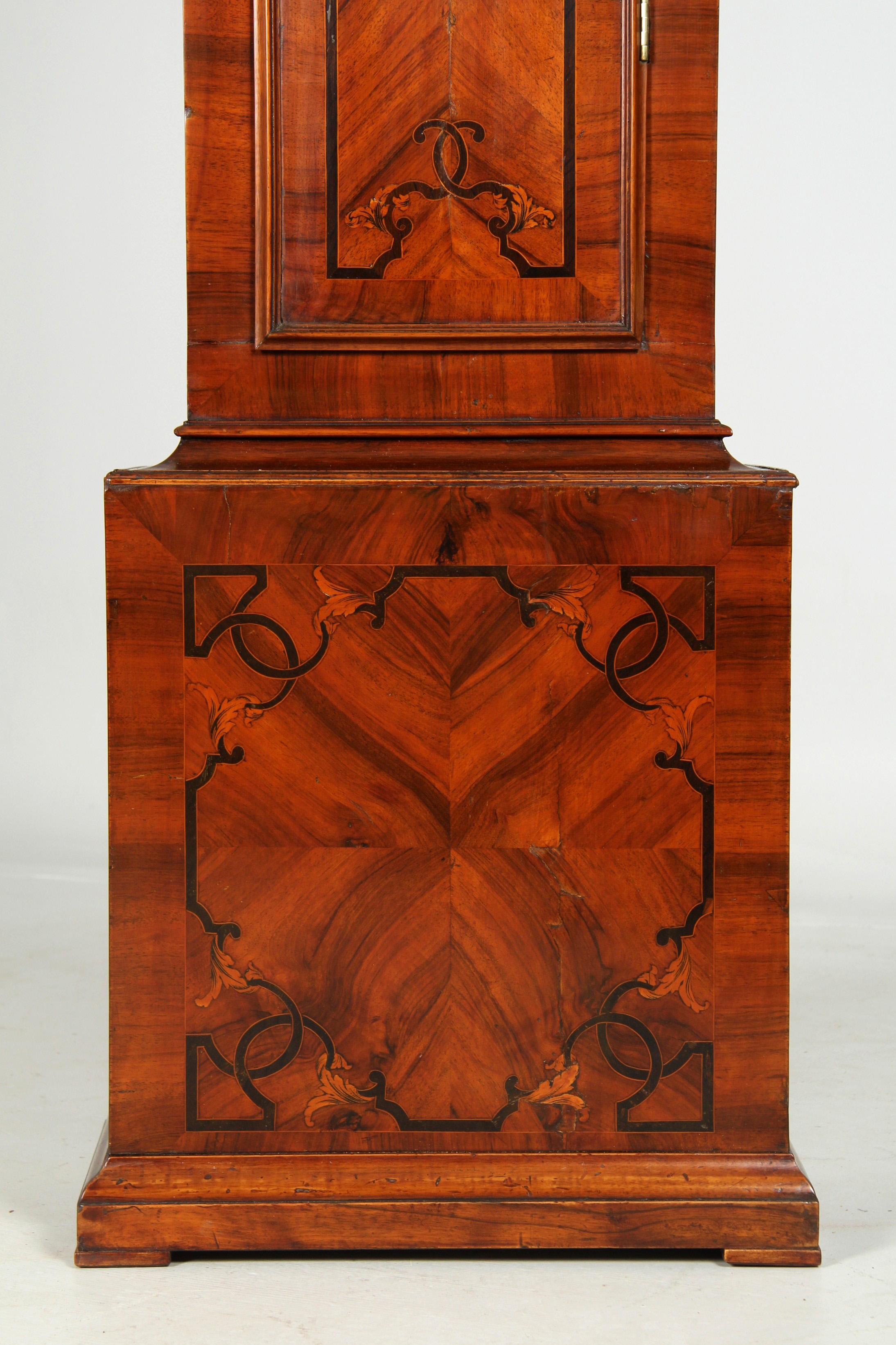 18th Century Grandfather Clock with Moonphases, Calendar and Musical Movement 10