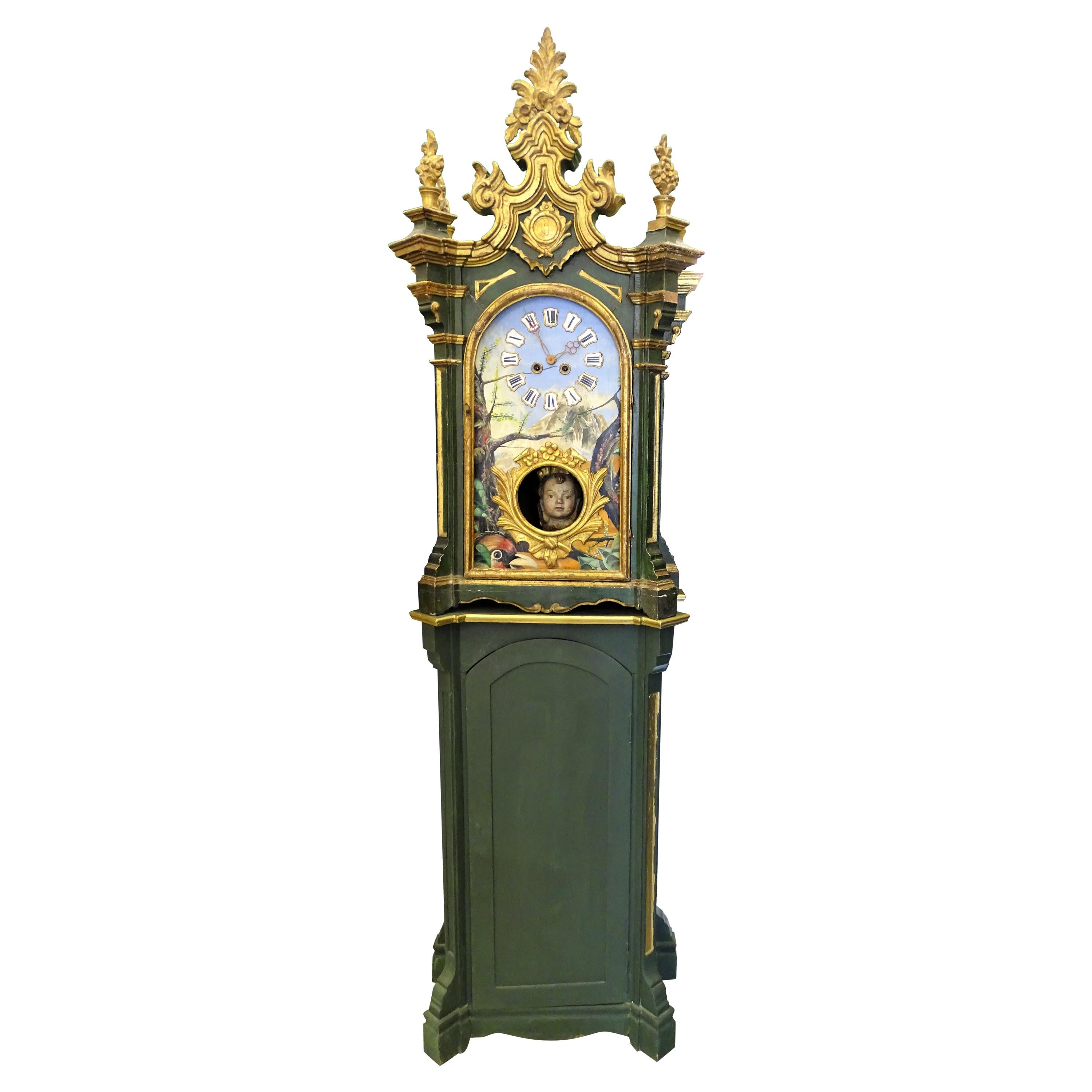 18th century Grandfather , Mantel clock , Black Forest, Germany