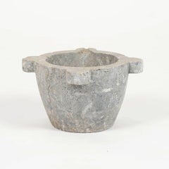 18th Century Gray Stone Mortar