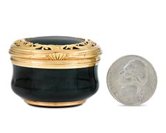 18th-Century Green Jasper Snuff Box